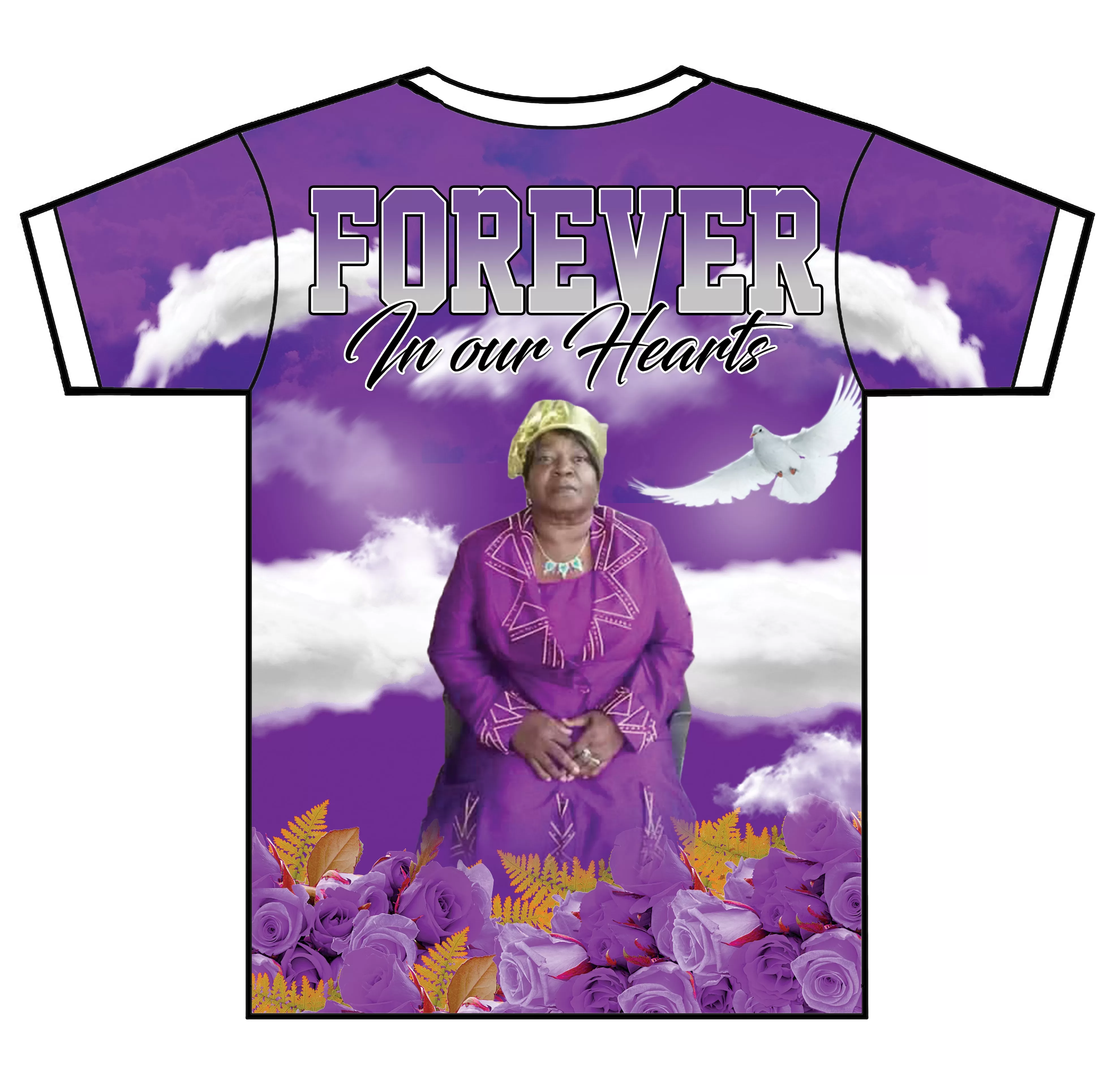 "Throne of Grace" Custom Designed Memorial3D shirt