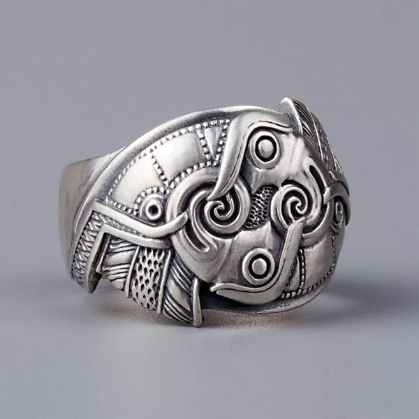 Ravens of Odin Ring - Bronze or Sterling Silver