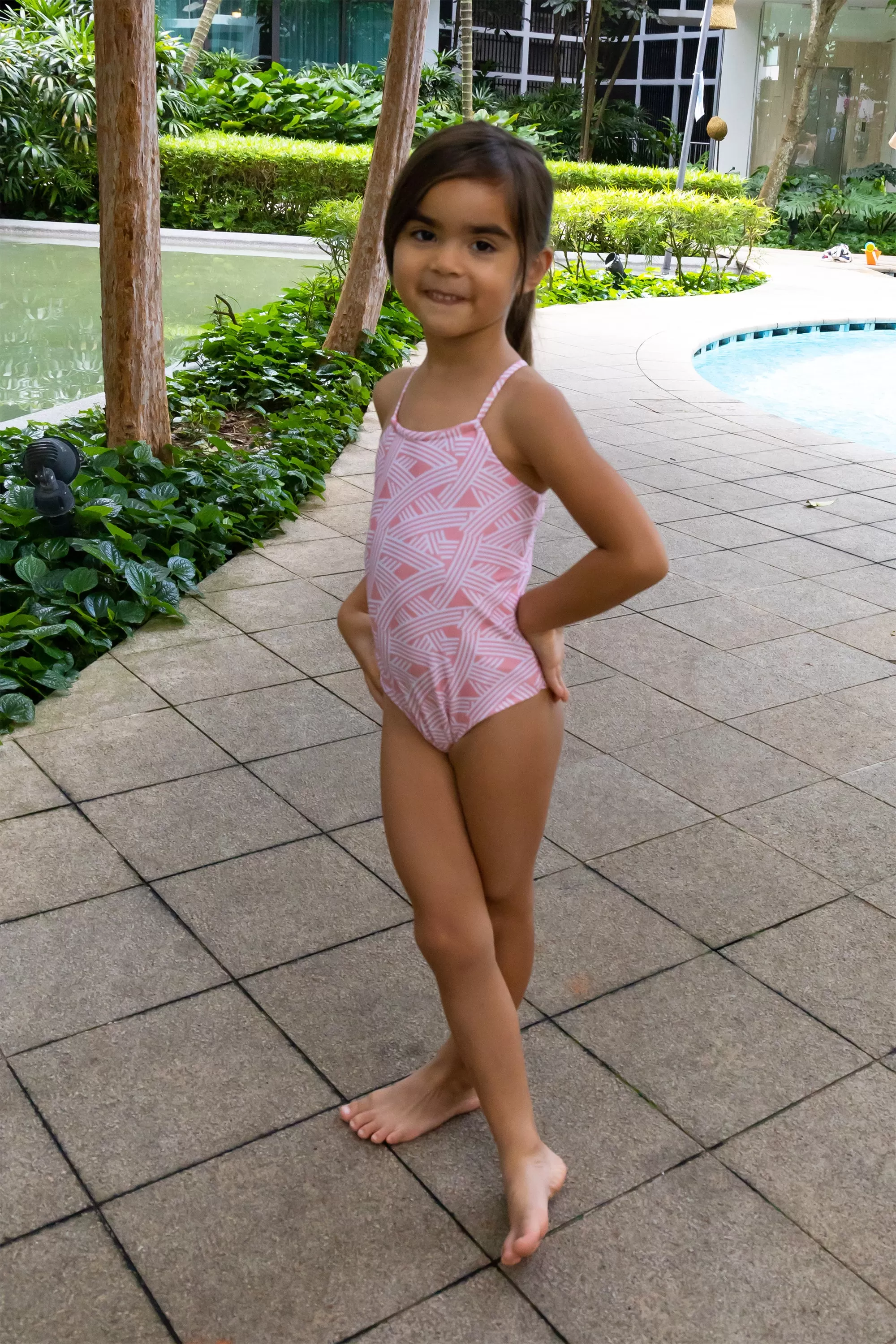 Samui Girls' Swimsuit - Reversible