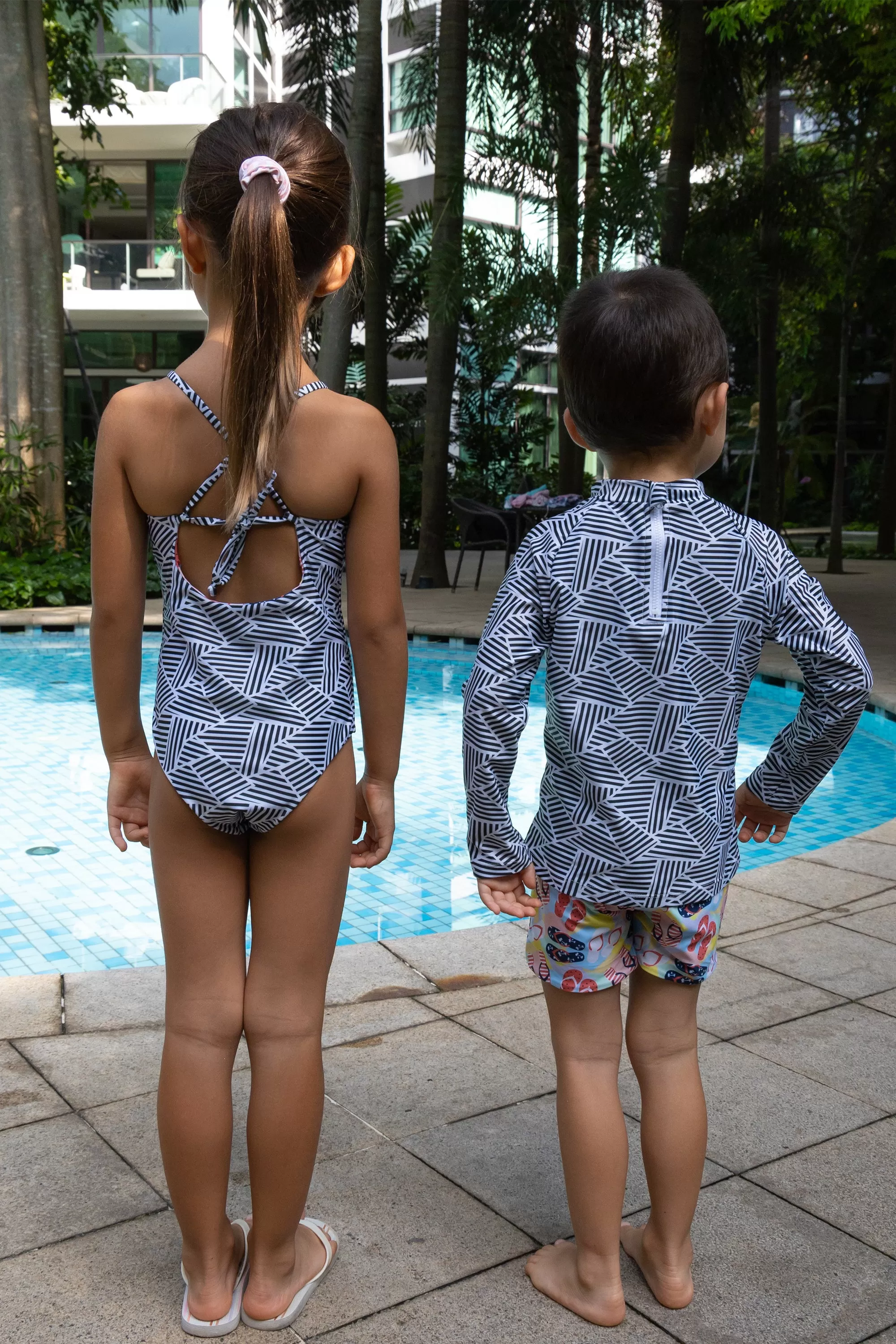 Samui Girls' Swimsuit - Reversible