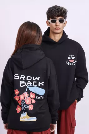 Say Cheese Black Oversized Hoodie