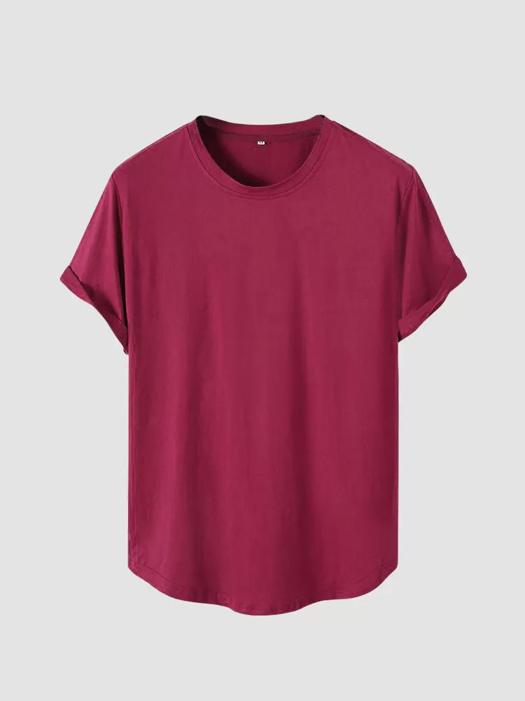 Solid Color Basic T-Shirts