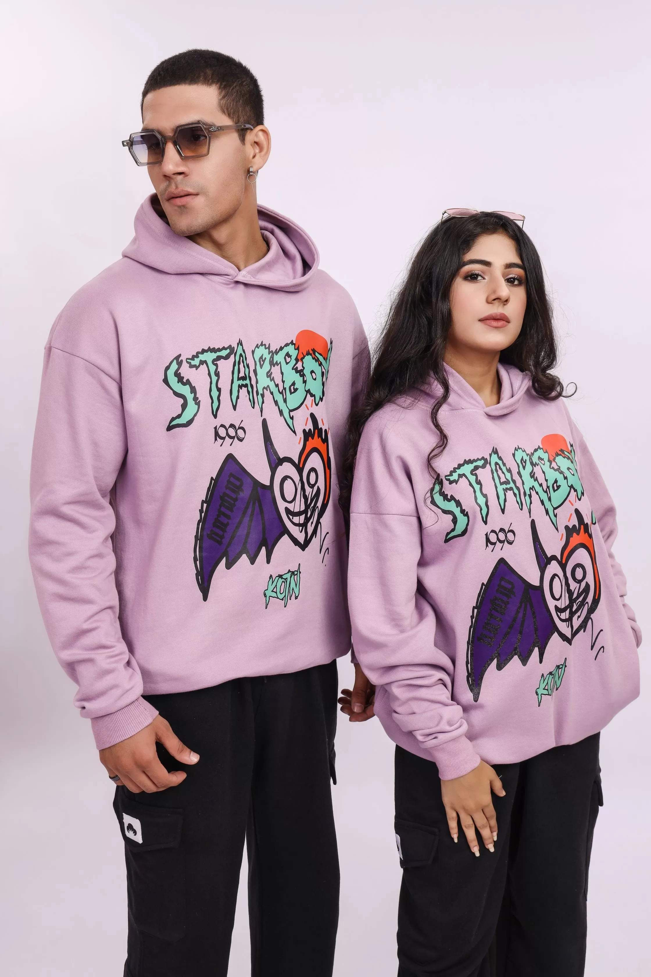 Starboy Purple Oversized Hoodie