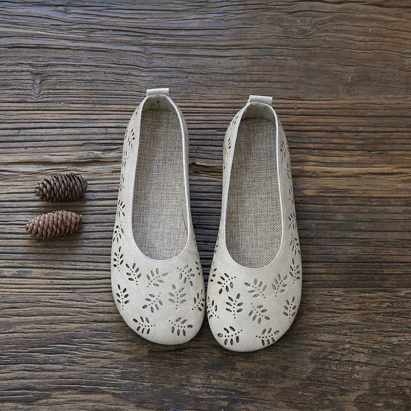 Summer Retro Hollow Cotton Linen Casual Shoes