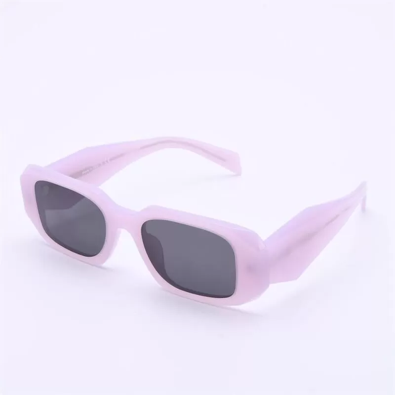 Sunglasses For Men and Women Summer Style Anti-Ultraviolet 17WF Retro Square Plate Full Frame Brand Glasses Random Box