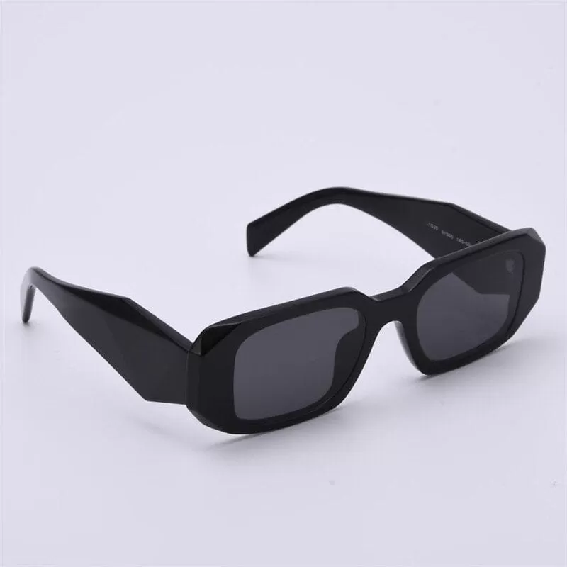 Sunglasses For Men and Women Summer Style Anti-Ultraviolet 17WF Retro Square Plate Full Frame Brand Glasses Random Box