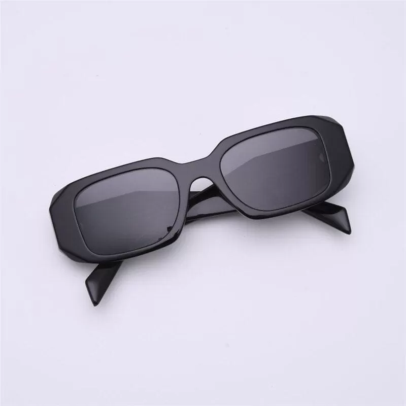 Sunglasses For Men and Women Summer Style Anti-Ultraviolet 17WF Retro Square Plate Full Frame Brand Glasses Random Box