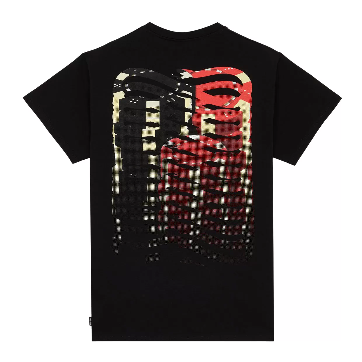 T-shirt Uomo Propaganda Ribs Blind Nero