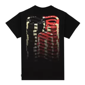 T-shirt Uomo Propaganda Ribs Blind Nero