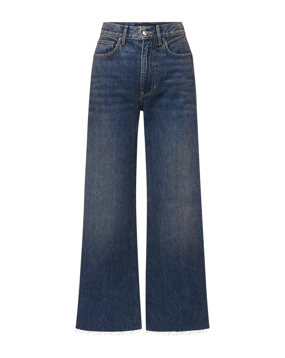 Taylor Cropped Wide-Leg Jean