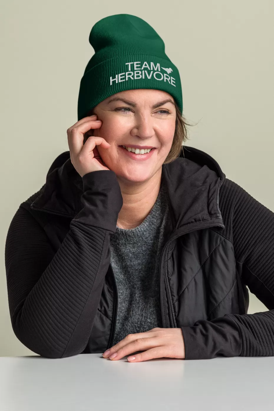 Team Herbivore Cuffed Beanie