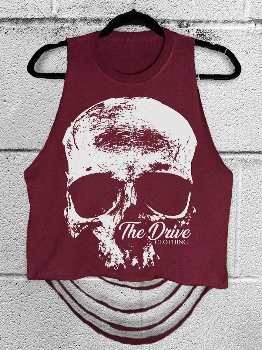 THE DRIVE CROP TANK TOP*MAROON*