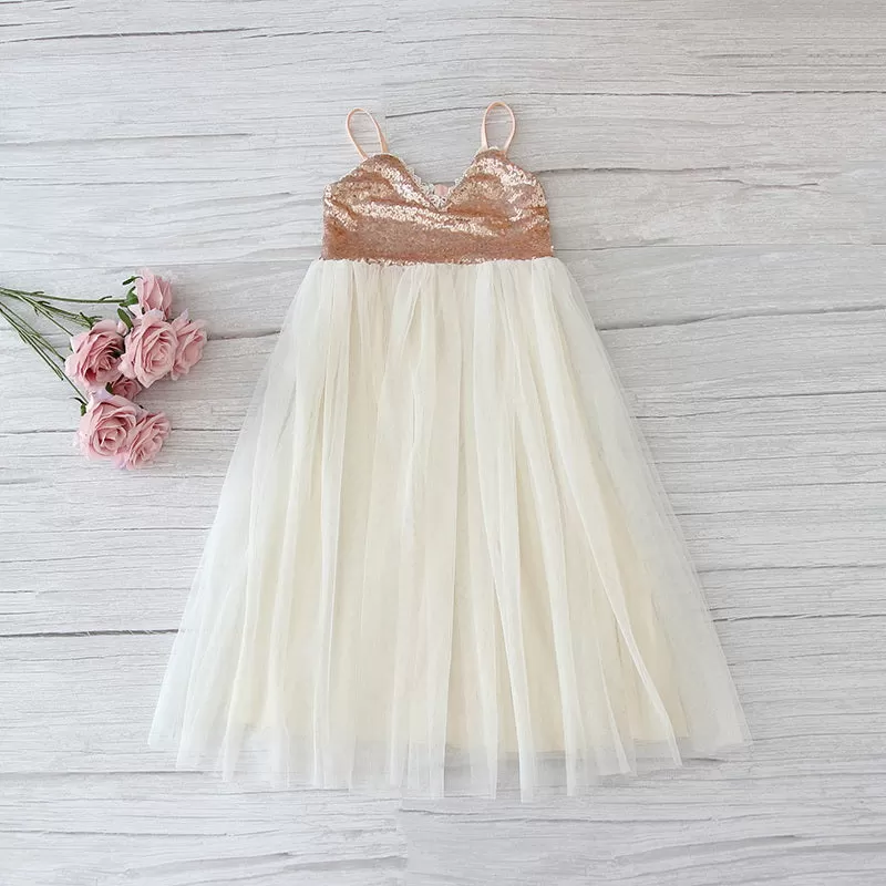 The Ingrid Dress - Rose Gold