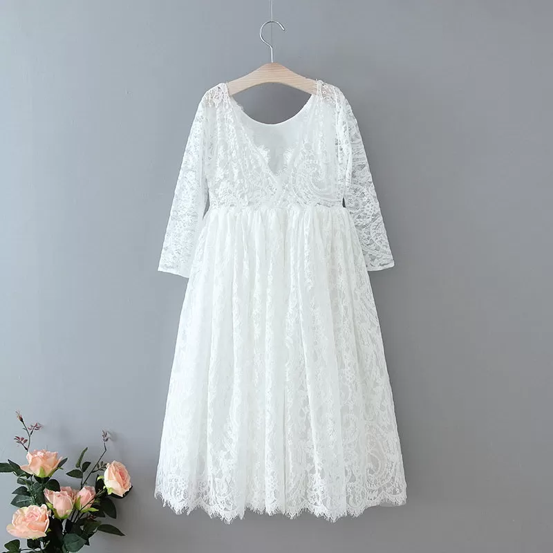 The Paisley Dress - White