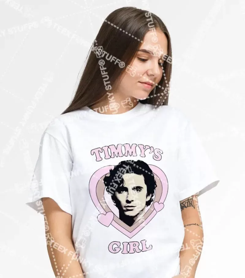 timmy’s girl Tee - White