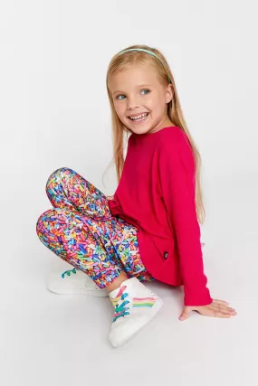 Toddler Leggings in Rainbow Sprinkles