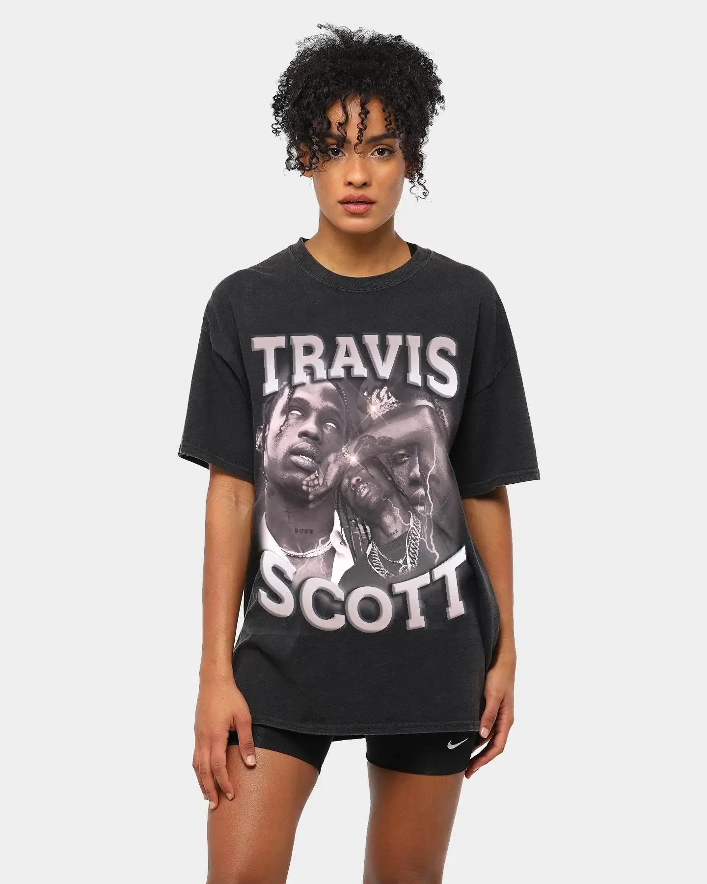 Travis Scott Laflame Tee - Black