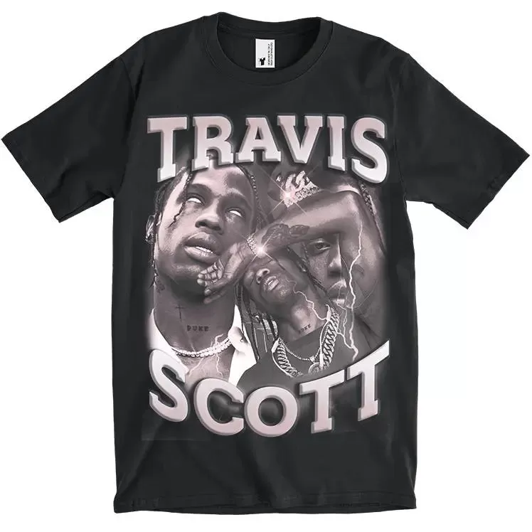 Travis Scott Laflame Tee - Black