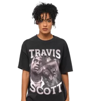 Travis Scott Laflame Tee - Black