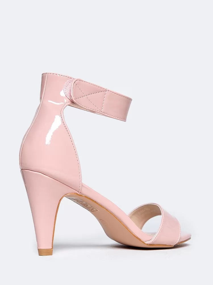 Velcro Ankle Strap Heel