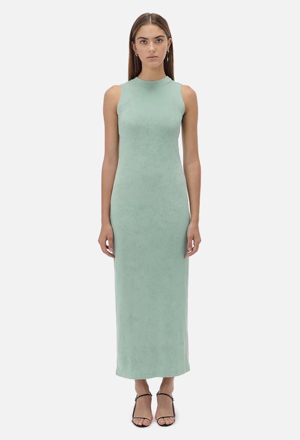 Velvet Jersey Maxi / Celadon