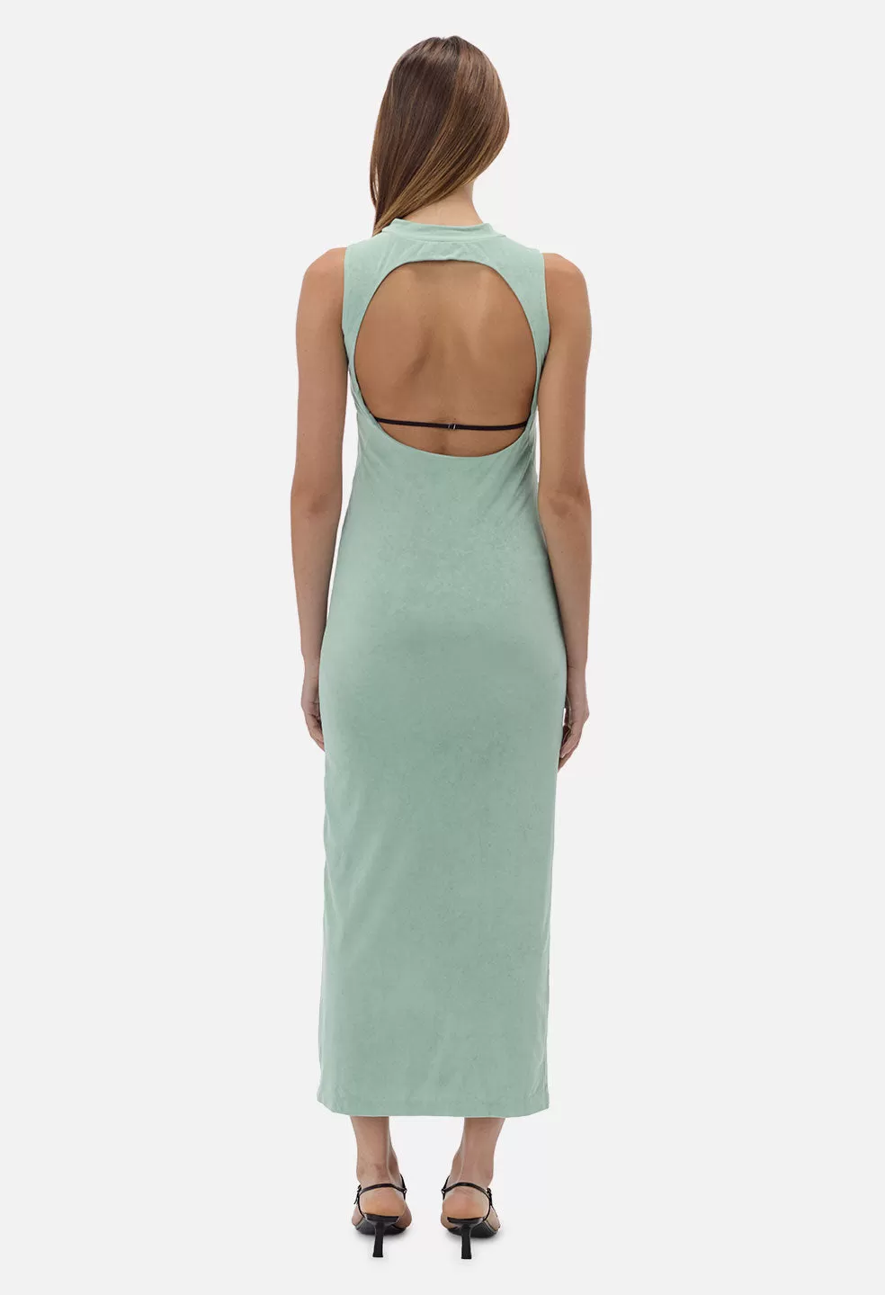 Velvet Jersey Maxi / Celadon