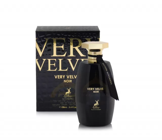 Very Velvet Noir By Maison Alhambra Eau De Parfum Spray 3.4 fl oz 100 ml