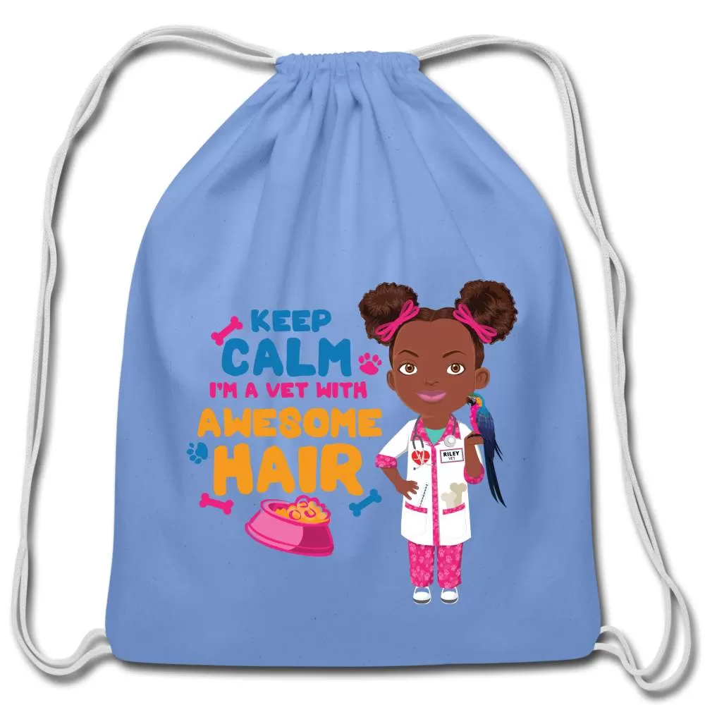 Veterinarian Cotton Drawstring Bag