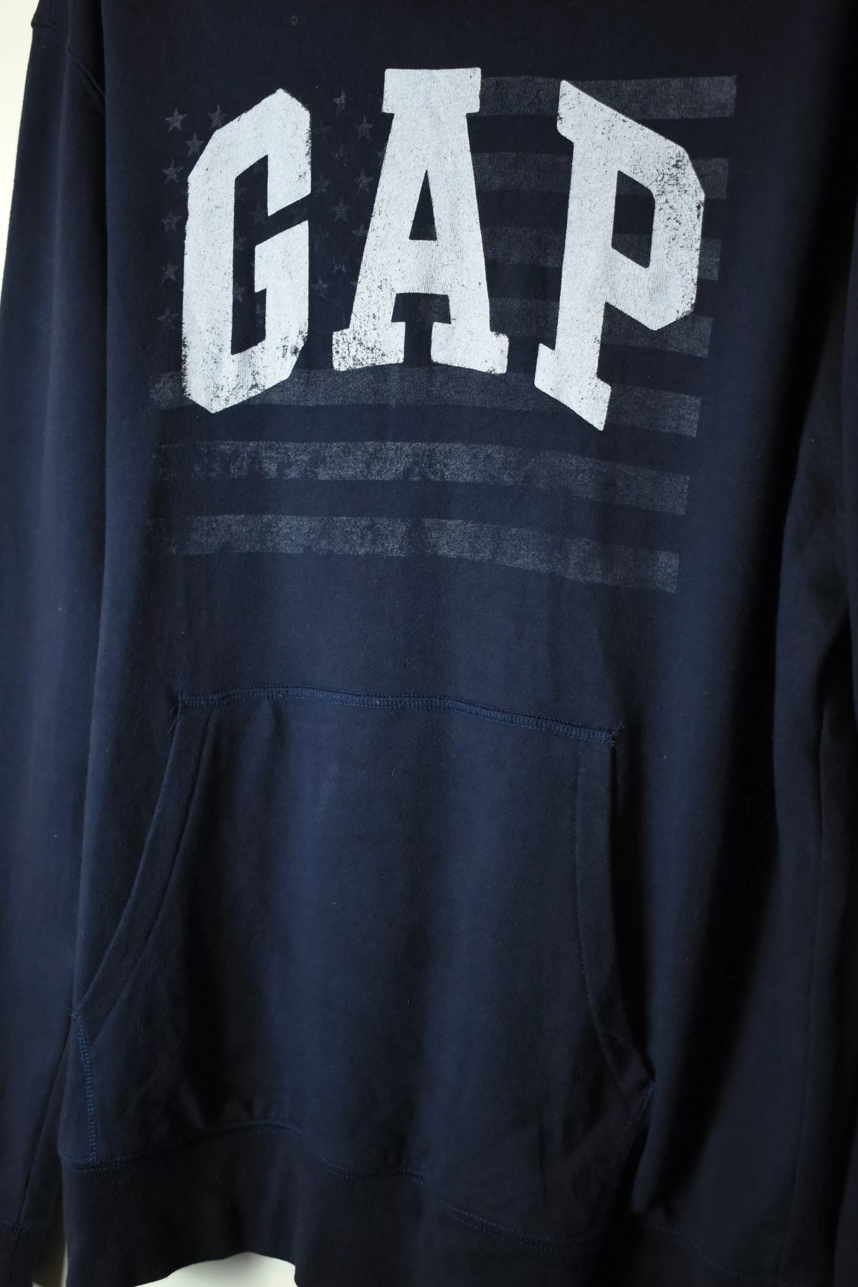 Vintage GAP Flag Print Hoodie XXL