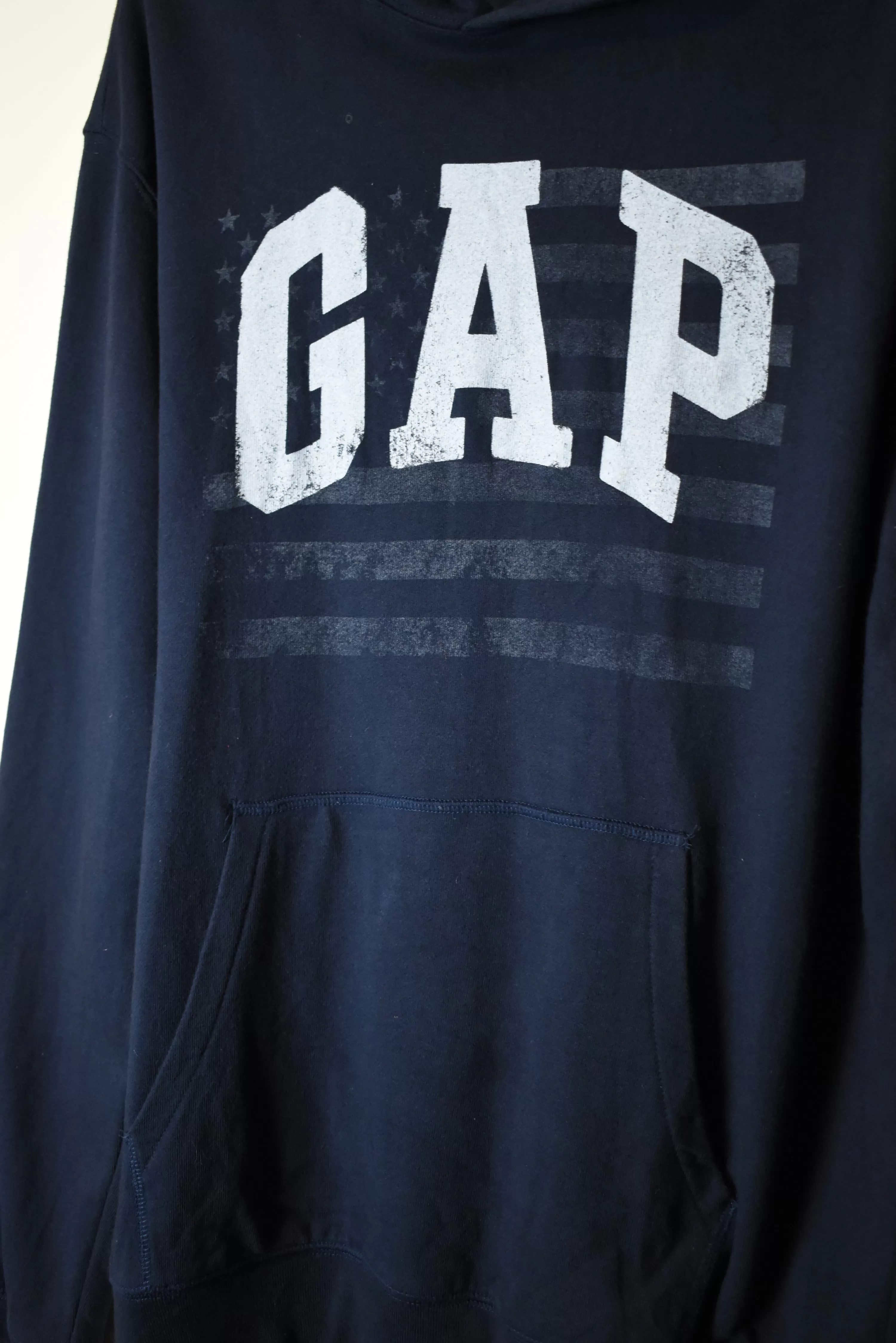 Vintage GAP Flag Print Hoodie XXL