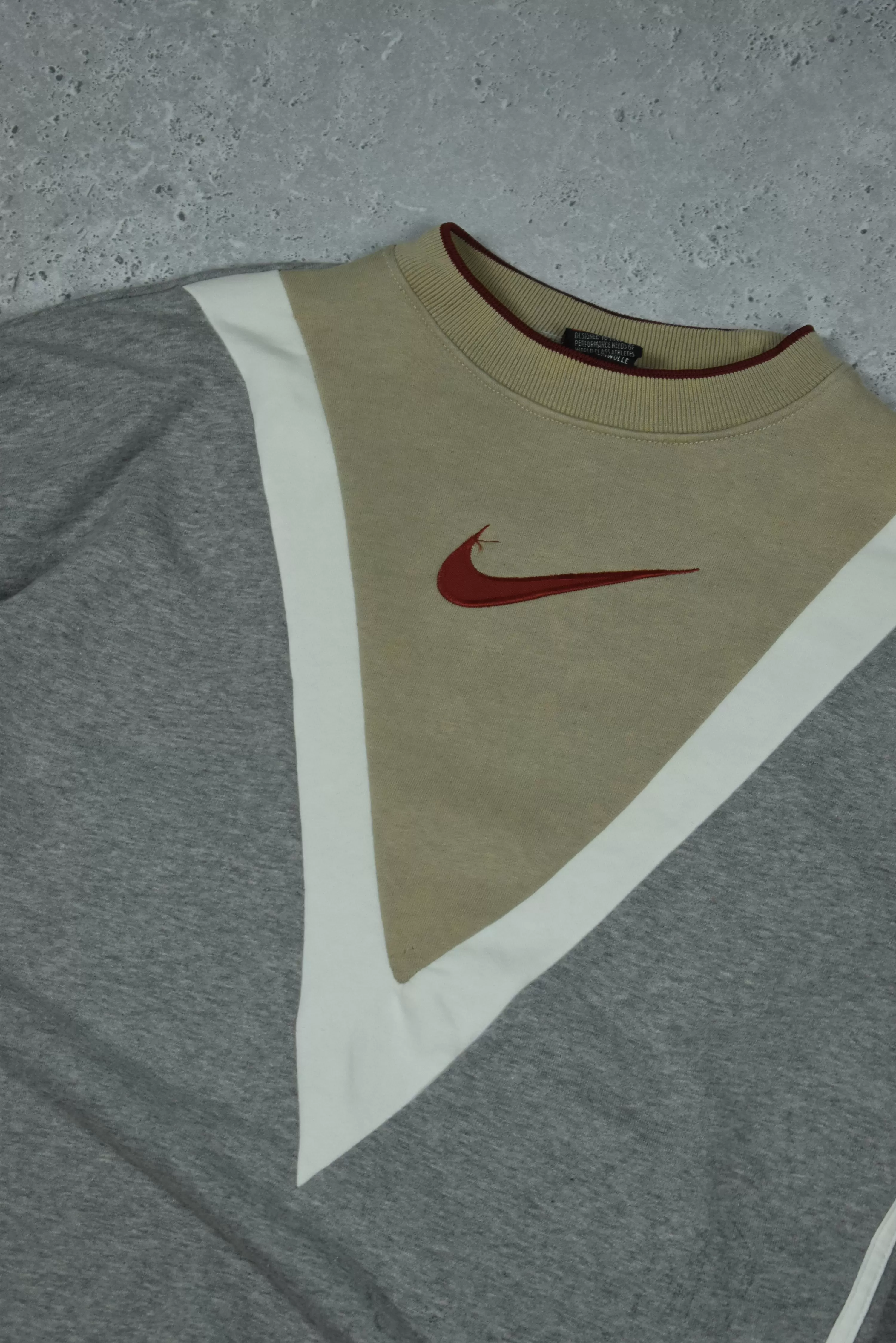 Vintage Nike Embroidered Rework Sweatshirt Medium