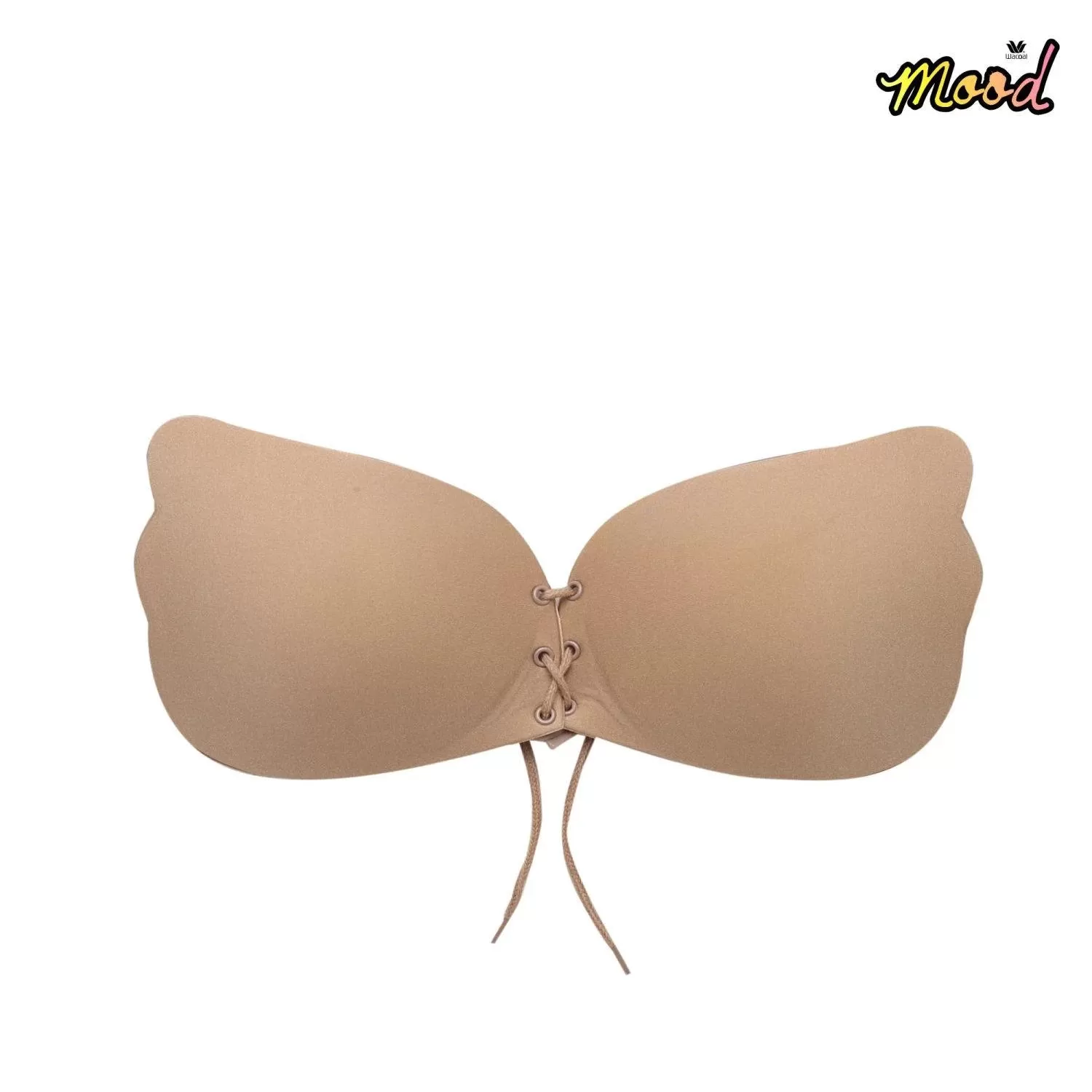 Wacoal Mood Accessories บราปีกนกแบบมีเชือกรูด (V-Push Wing Bra with String) รุ่น MM9057 สีเบจ (BE)