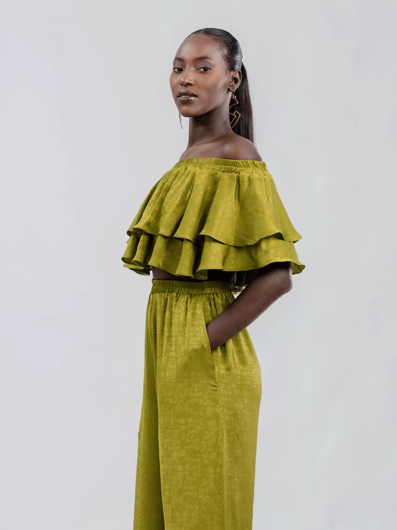 Wairu Top  - Ayel Olive