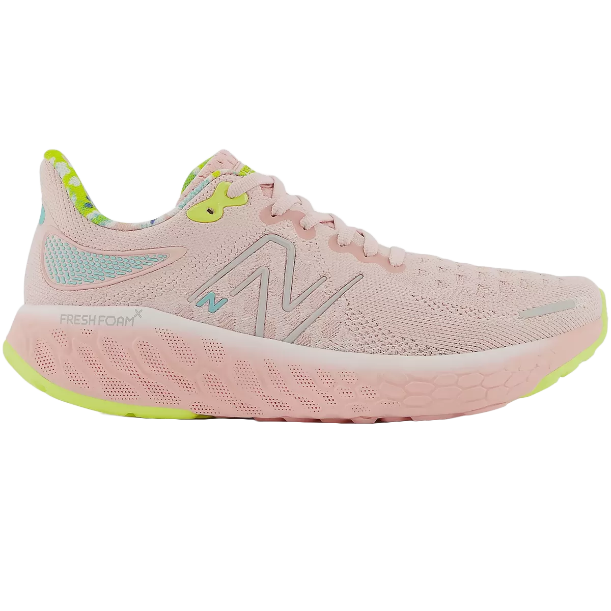 Women's New Balance Fresh Foam X 1080v12, Pink Haze/Lemonade, 9 B Medium