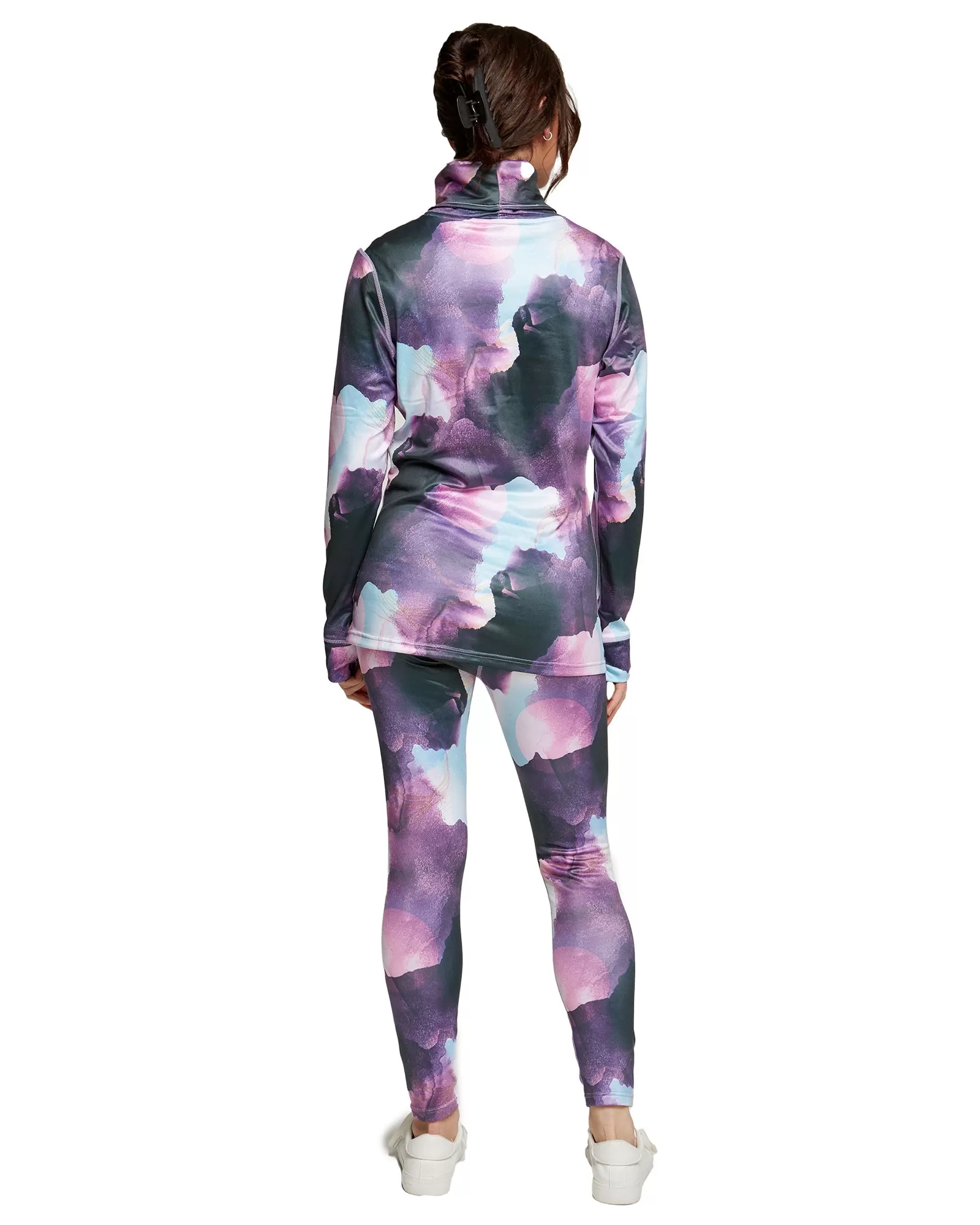 WOMENS PARK LIFE FUNNEL NECK - WATERCOLOUR UNIVERSE