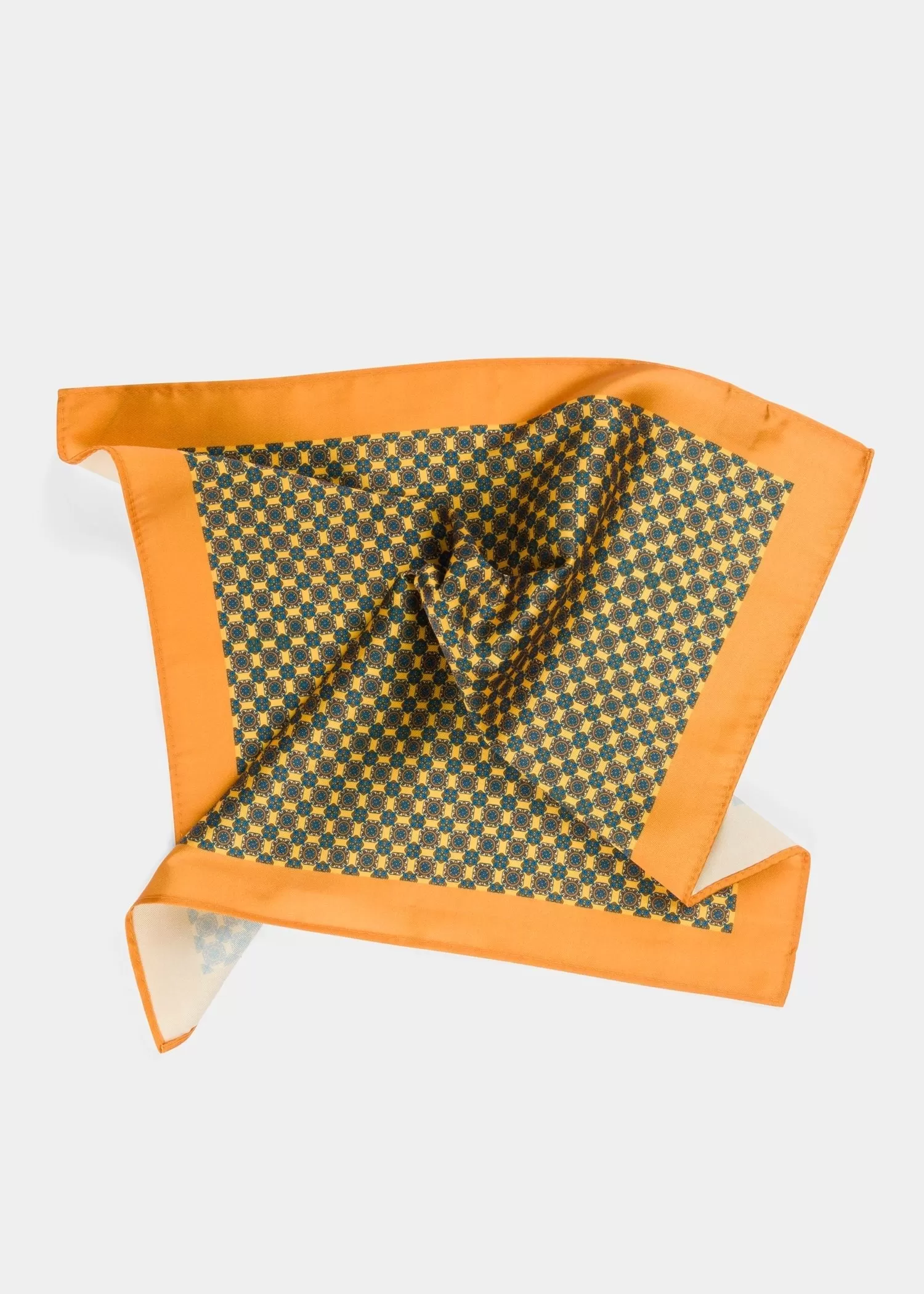 Yellow Blue Pocket Square